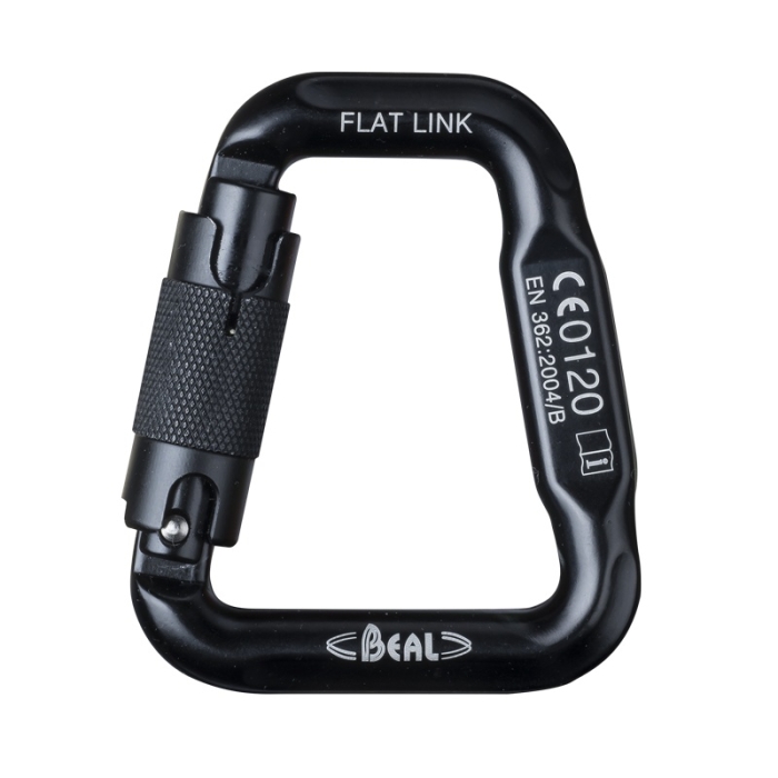 Karabinek Beal FLAT LINK - black